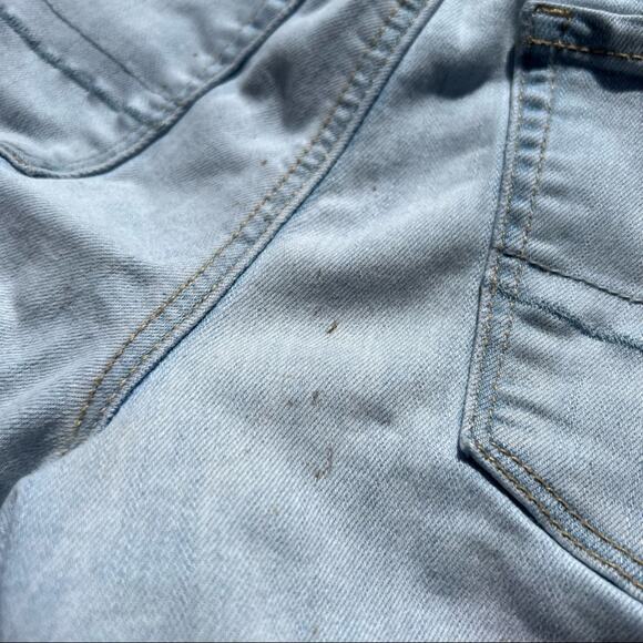 AEO next level stretch hi-rise Shorty Jean shorts Size 6 - Picture 3 of 6